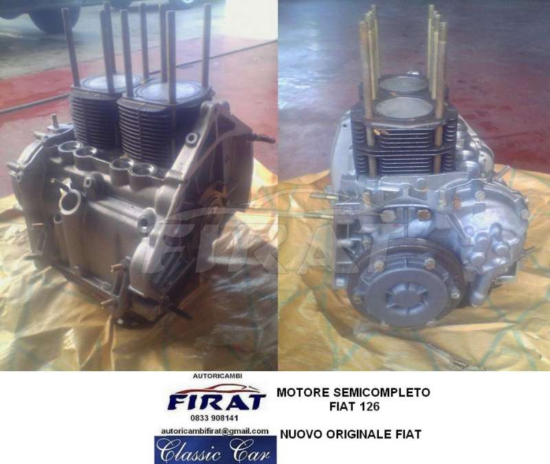 MOTORE SEMICOMPLETO FIAT 126